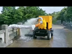 大容量のディーゼルポンプトラック 自然災害救援と下水処理